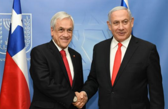 内塔尼亚胡和皮涅拉在耶路撒冷会面：“以色列和智利有许多共同点”。
