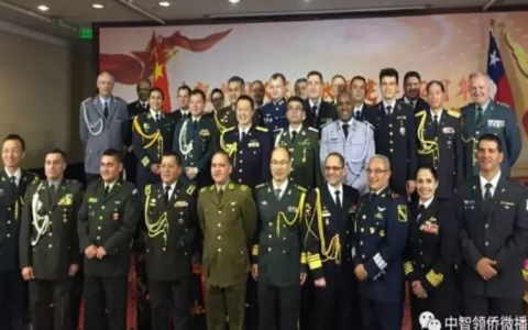 各国军政官员参加驻智使馆 庆祝中国人民解放军92周年活动
