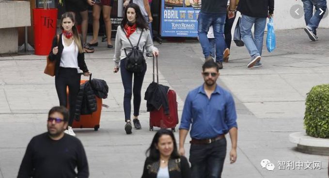 智利外国游客旅游收入大幅减少