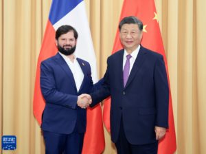 Xi Jinping se reúne con el presidente de Chile, Gabriel Boric