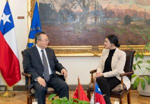 Reunión de Liu Jianchao con la Presidenta de la Cámara de Diputados de Chile, Cariola
