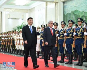 Xi Jinping se reúne con el Presidente de Chile, Sebastián Piñera