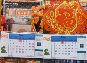 Notificación del Proyecto Barrio Chino: Entrega de calendarios de Año Nuevo a partir de este sábado